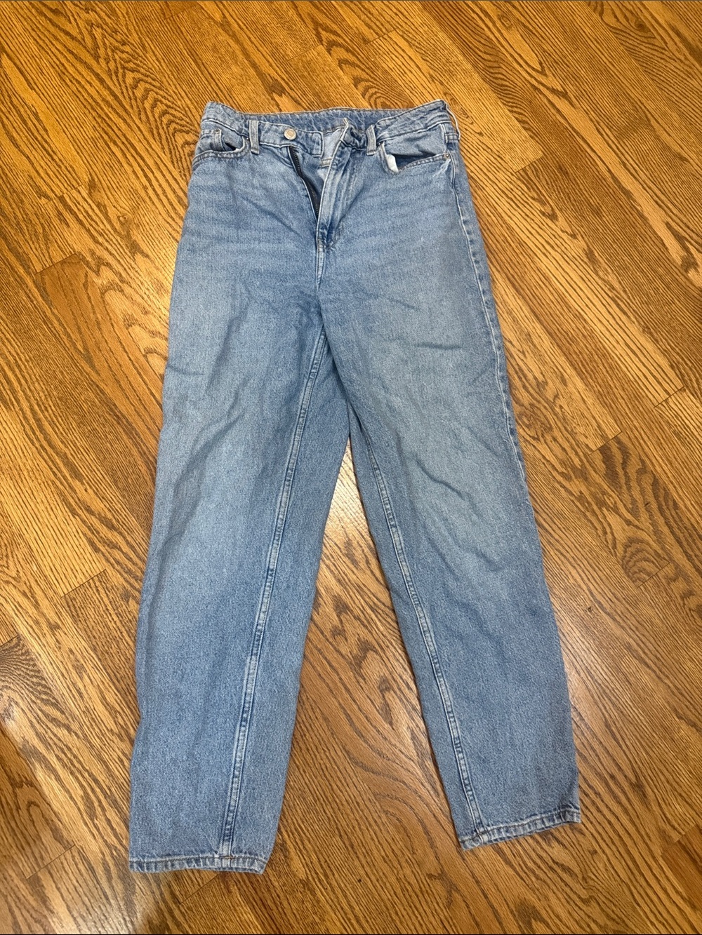 H&M Light Blue Straight Leg Jeans